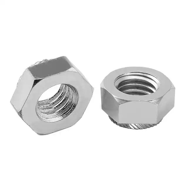 Hex Insert Steel Metal Lock Press Self Clinching Plate Twill Knurled Kalei Nut Zinc Plated Automotive Industry for Sheet Metal