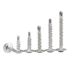 Stainless Steel 304 Furniture Cross Recess Phillips Pan Head Self Drilling Screws for Building And Metal Sheet