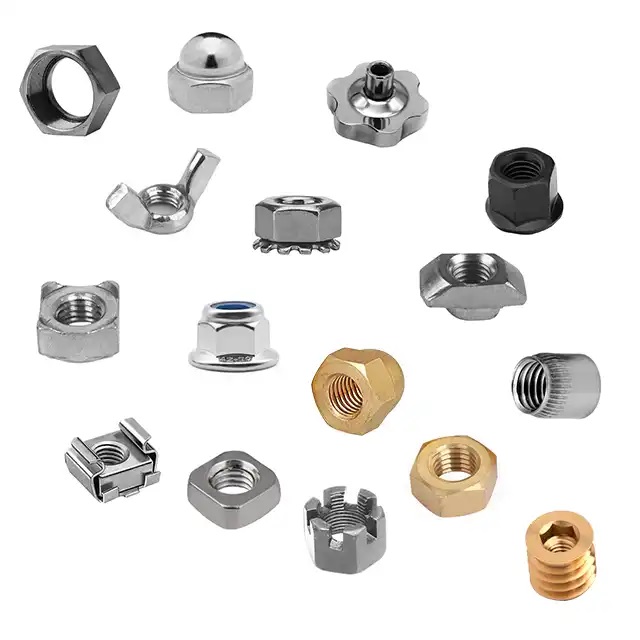 Manufacture All Kinds of Custom Non Standard Stainless Carbon Steel Brass Aluminum Material M2 M3 M4 M5 M6 M7 M8 M9 M10 M12 Nut