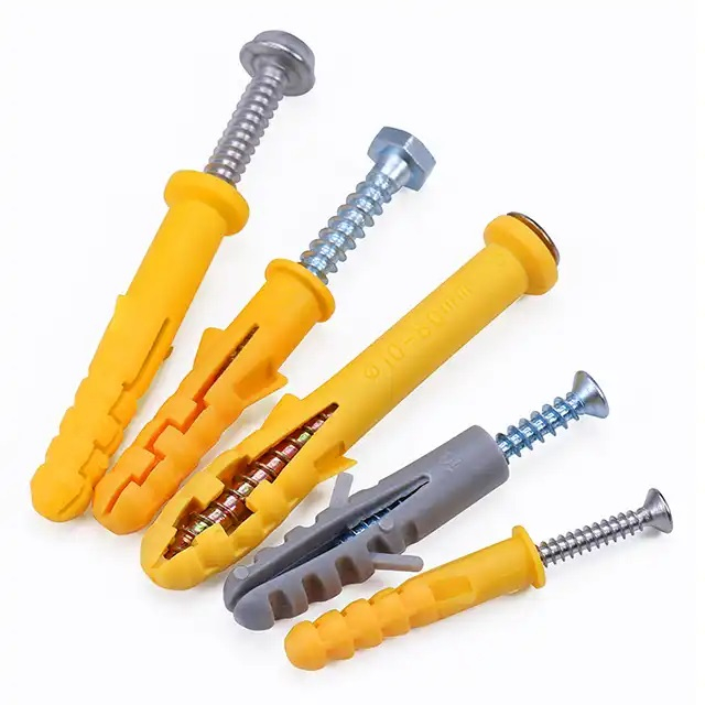 Stainless Steel Carbon Steel Self Tapping Truss Hex Cross Head Plastic Expansion Tube Self Drilling Drywall Screw with Wall Plug