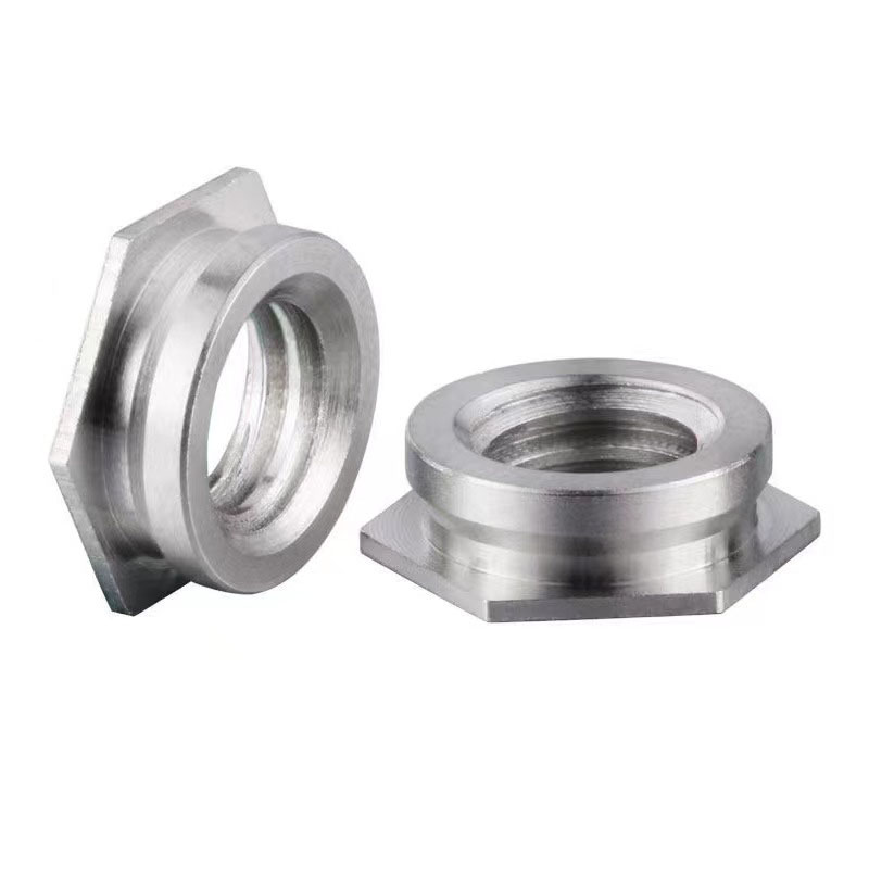 M3 304 Stainless Steel Passivated Polished Plain Hex Flush Flare in Embedded Self Clinching Insert Nut for Metal Sheet Industry