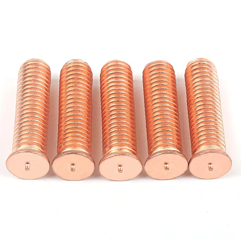 Factory M2 M3 M4 M5 M6 M2.5 M8 M9 M10 Aluminum Threaded Zinc Plated Copper Capacitor Discharge Stainless Steel Spot Welding Stud