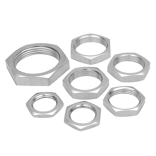 M3 High Strength M6 M8 M10 Stainless Steel Carbon Steel Insert Self Locking Hex Thin Coupling Nut for The Conduit And Machine