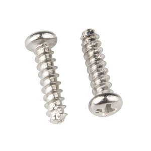 Carbon Steel Q235 Galvanized Flat-tailed Phillips Cross Recess Round Head Tail Cutting Self Tapping Screws For Plastics Asbestos Wood Metal Sheet