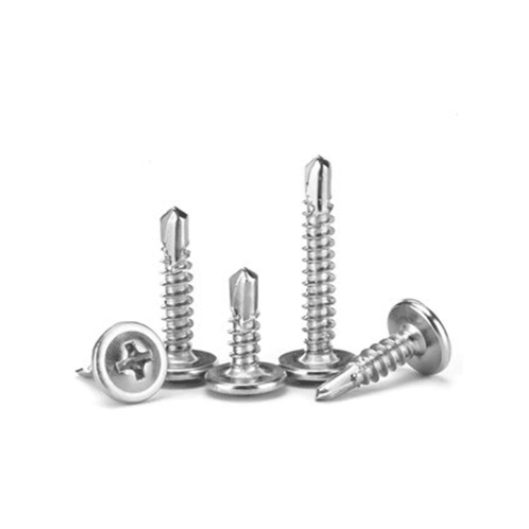 Stainless Steel 410 Furniture Cross Recess Phillips Pan Head Self Drilling Screws for Building And Metal Sheet