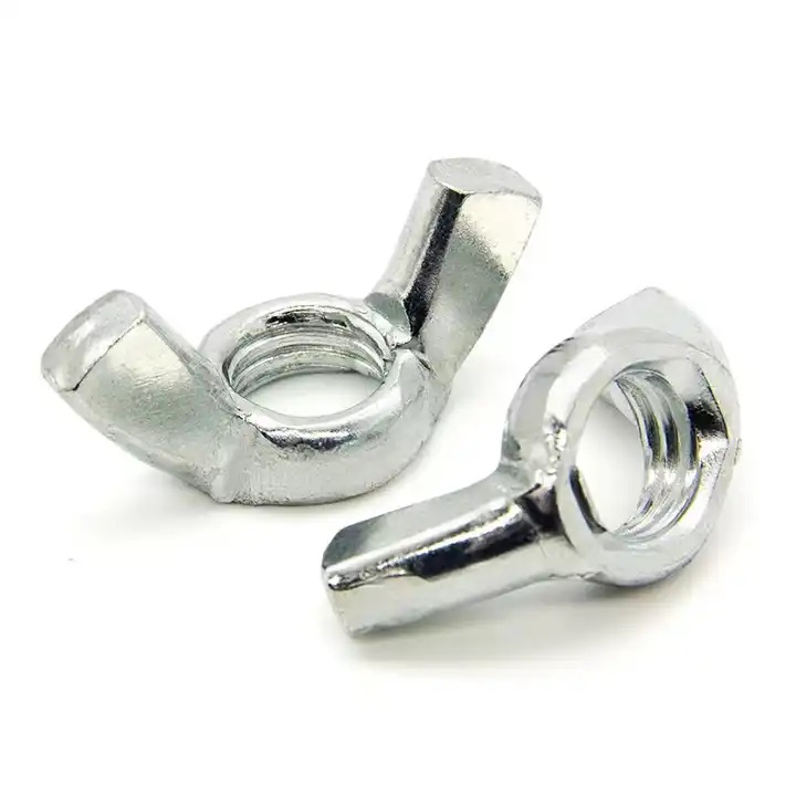 M5 M6 Customized High Strength 304 Zinc Plated Galvanized Stainless Steel Carbon Steel Black Round Butterfly Wing Nut for Bolt