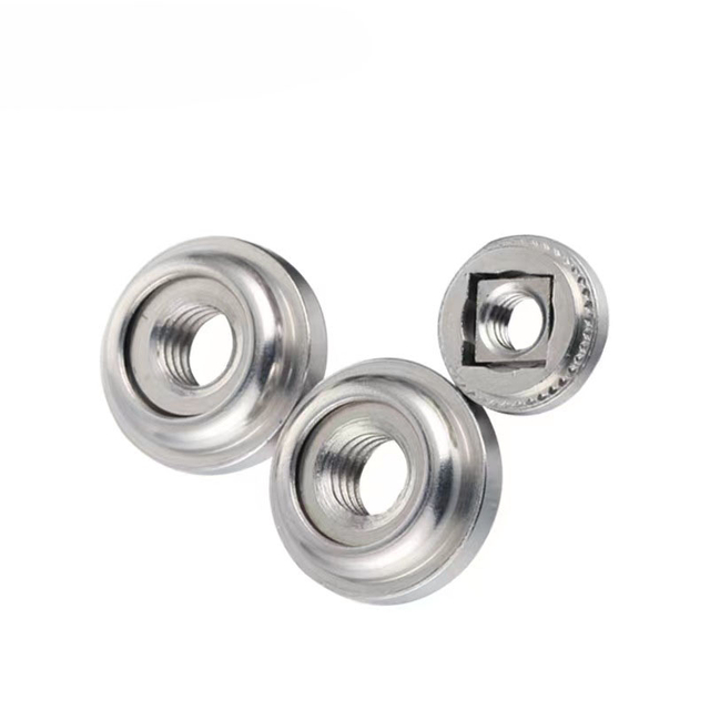 #5 #6 304 Stainless Steel Lockig Or Non Locking Round Square Holes Thread Floating Self Clinching Fastener Nuts for Metal Sheet