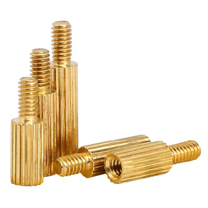 Custom M2 M3 M4 M5 M6 M7 M8 stainless steel purecopper brass zinc plated male female thread spacer pcb cylinder hex standoffs