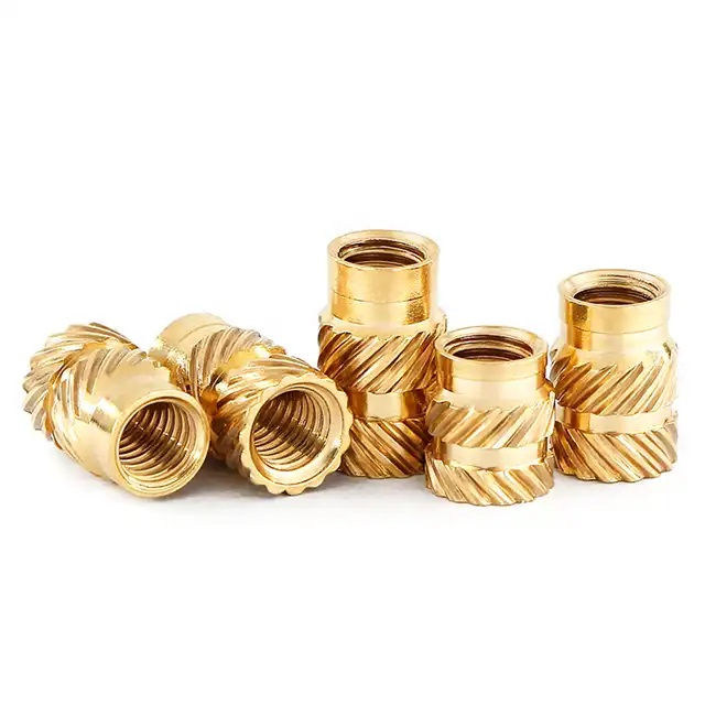 Twill Vertical Knurled Carbon Steel Galvanized Zinc Alloy Furniture Hex Socket Stainless Steel Tapping Thread Custom Inserts Nuts