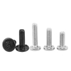 M3 M12 Customized Black Zinc Plated Stainless Steel Carbon Steel Galvanized Round Flat Head Three Point Spot Weld Studs Bolts