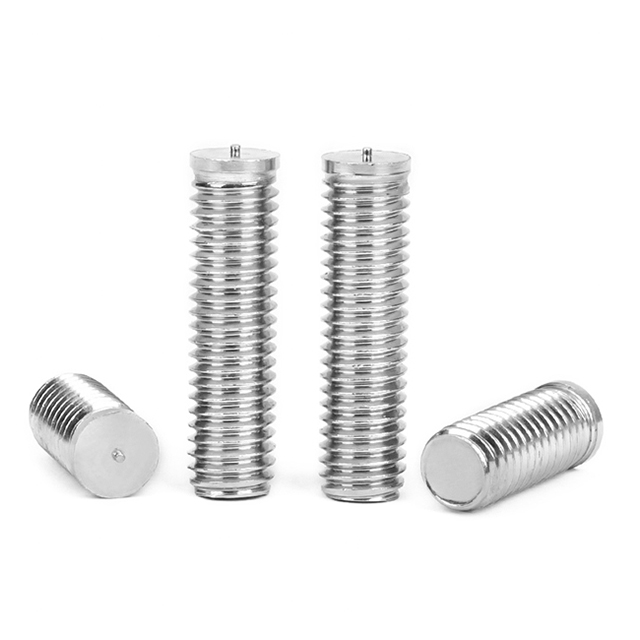 Factory M2 M3 M4 M5 M6 M7 M8 M9 M10 Aluminum Threaded Zinc Plated Copper Capacitor Discharge Stainless Steel Spot Welding Stud