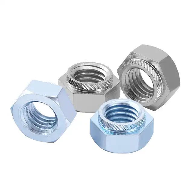 M3 M4 M5 Rivet Hex Insert Stainless Steel Carbon Steel Zinc Plated Metal Lock Press Self Clinching Plate Twill Knurled Kalei Nut