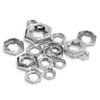 Manufacture GB805 Custom Size M2 M3 M4 M5 M6 M8 DIN7967 Plain Carbon Steel Zinc Plated Stainless Steel Self-locking Counter Nut