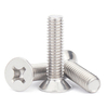 M3.5 Stainless Steel 304 Flat Countersunk Head Phillips Cross Recess Flat Tail Cutting Self Tapping Screws For Plastics Asbestos Wood