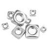High Strength Rectangular Nuts M3 M6 M8 M10 A2-70 Stainless Steel Carbon Steel Plain Insert Self Locking Square Nut for Bolt Rod