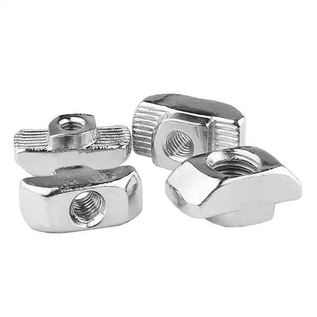 Vertical Groove T Nuts T-nut T-nuts M8 M10 Big Huge Stainless Steel Carbon Steel Self Locking T Nut for Bolt And Heavy Industry