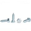 Carbon Steel Blue And White Zinc Plated Self Drilling Drywall Chamfering Hexagonal Head Self Tapping Screw For Wood And Industry