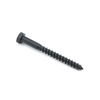 M6 Carbon Steel Black Oxide Half Thread Self Drilling Drywall Chamfering Hexagonal Head Self Tapping Screw For Wood And Industry