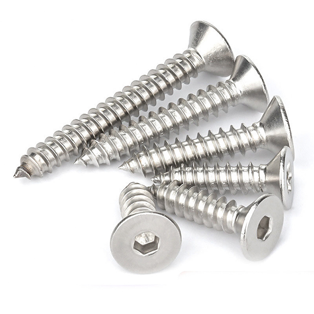 Zinc Plated Stainless Steel Carbon Steel Self Tapping Tornillo Truss Hex Head Wood Screw Self Drilling Chipboard Screw