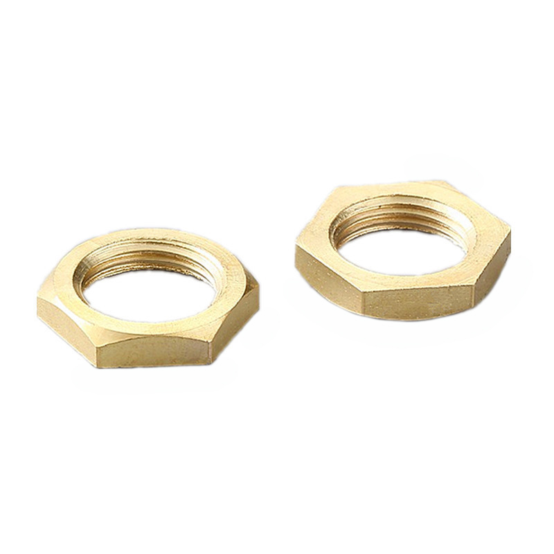 Brass Hex Thin Nut Automotive Lighting Pipe Nuts