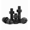 M6 M8 M10 Custom Length Fasteners Grade 8.8 Carbon Steel Black Oxidation Hex Head Bolt And Nut With Spring Washer