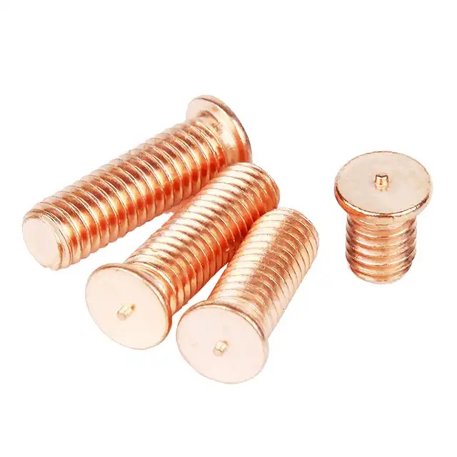 Factory M2 M3 M4 M5 M6 M2.5 M8 M9 M10 Aluminum Threaded Zinc Plated Copper Capacitor Discharge Stainless Steel Spot Welding Stud