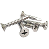 Stainless Steel 304 Plain Furniture Phillips Cross Recess Flat Countersunk Head Self Drilling Screws for Building Renovation Metal Sheet