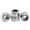 Zinc Plated High Strength M8 M12 M25 Stainless Steel Carbon Steel Insert Nylon Self Locking Hex Flange Nut for Bolt And Industry