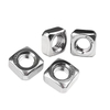 Passivated A2-70 High Strength M8 M10 Rectangular Nuts Stainless Steel Carbon Steel Insert Self Locking Square Nut for Bolt Rod