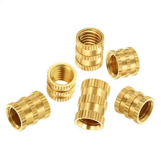 Twill Vertical Knurled Carbon Steel Galvanized Zinc Alloy Furniture Hex Socket Stainless Steel Tapping Thread Custom Inserts Nuts