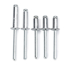 Factory Supplier Open Type Customized Length Coller Aluminum Open End Stainless Steel Solid Metal Rivet Pop Rivet Blind Rivet