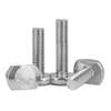 M5 M6 M8 M10 M12 M16 M18 Customized DIN186 304 Stainless Steel Rectangular Square Head T Bolt Carbon Steel T Slot Bolt T-Bolt