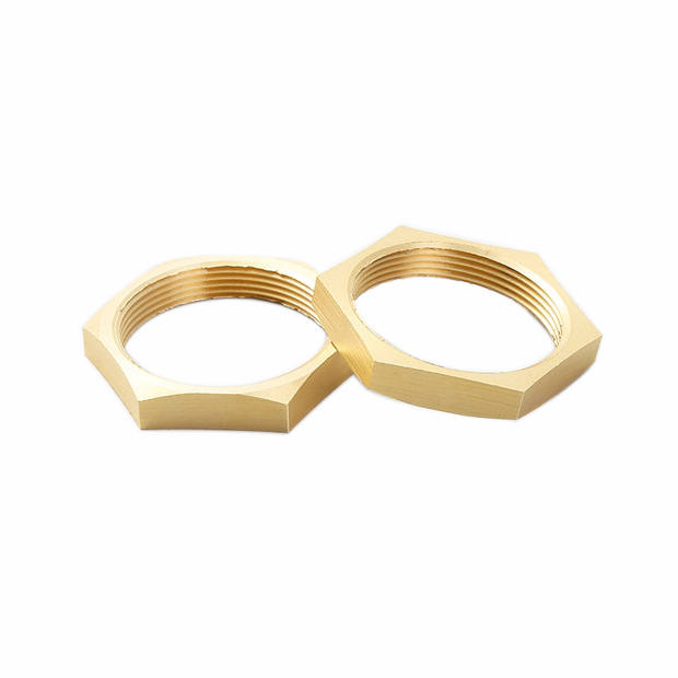 Brass Hex Thin Nut Automotive Lighting Pipe Nuts