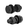 M6 M8 M10 Custom Length Fasteners Grade 8.8 Carbon Steel Black Oxidation Hex Head Bolt And Nut With Spring Washer