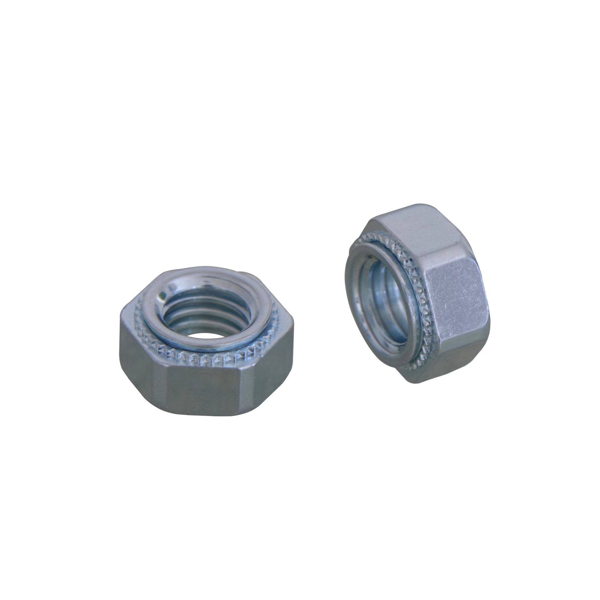 M3 Polished Passivated 316 Stainless Steel Plain Galvanized Carbon Steel Zinc Plated Hexagon Self Clinching Nut for Metal Sheet