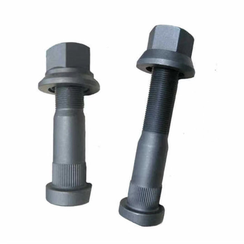 Carbon Steel Black Oxide Fully Threaded Round Neck Oval Head Bolts For Ball Mill Machinery Elliptical Head Bolts for Liner Plate