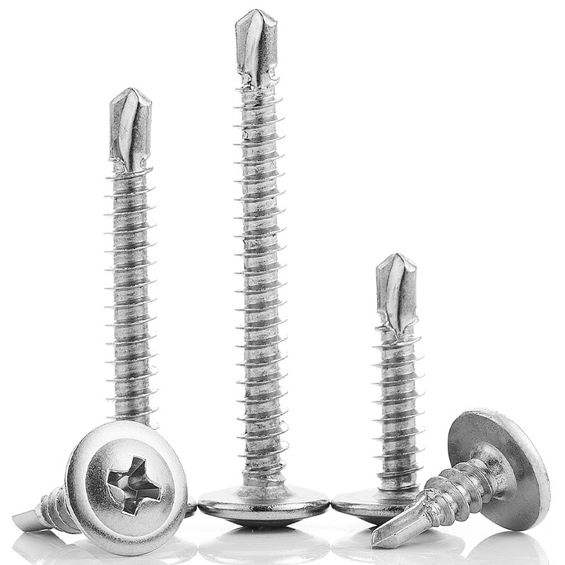 Stainless Steel 410 Furniture Cross Recess Phillips Pan Head Self Drilling Screws for Building And Metal Sheet