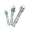 JB/ZQ 4763 Stainless Steel 304 Galvanized External Thread Screw Type Tunnel Concrete Wedge Expansion Anchors With Nut And Washer