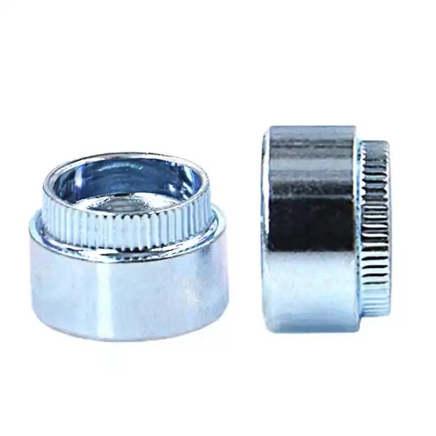 Z, ZS, NZ, NZS Knurled Head Self-Clinching Nuts Round Nut Pressing Plate Nuts Round Up Rivet Nuts Knurled Flare In Rivet Nuts