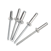 Factory Supplier Open Type Customized Length Coller Aluminum Open End Stainless Steel Solid Metal Rivet Pop Rivet Blind Rivet