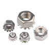 Custom 1/4 Inch 10mm M8 M6 Stainless Steel 304 Anti-slip K-lock Round Hex K Lock Nut K-nut Knuts Nuts