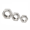 Factory Direct Sales Plain Stainless Steel 304 316 A2-70 Screw Nut Bolt Nut Hexagon Nut