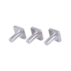 Customized Stainless Steel 302 304 316 A2-40 A2-70 Fully Threaded Stepless Galvanized Flat Square Headed Bolt For Square Slots