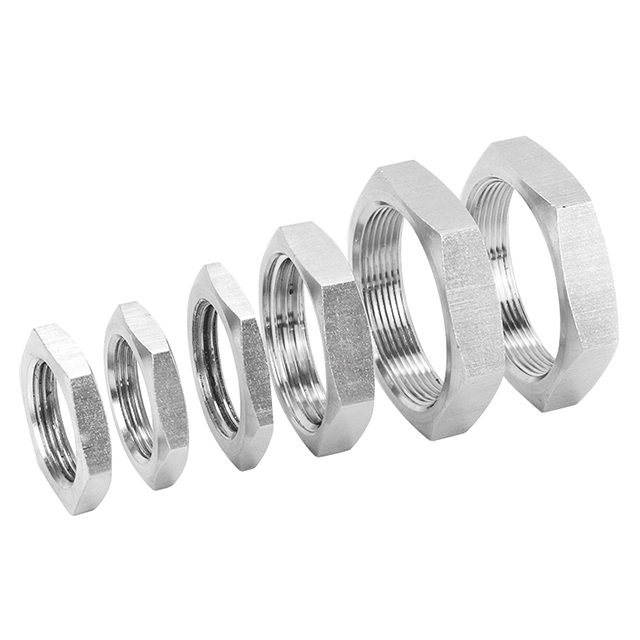 High Strength M3 M4 M6 M8 M10 Stainless Steel Carbon Steel Insert Self Locking Hex Thin Coupling Nut for The Conduit And Machine