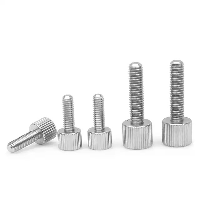 M6 Customized Plastic Wing Metal Manifold Head Metric Inch Stainless Steel Carbon Steel Fasten Thumb Screw Hand Screws for Sheet