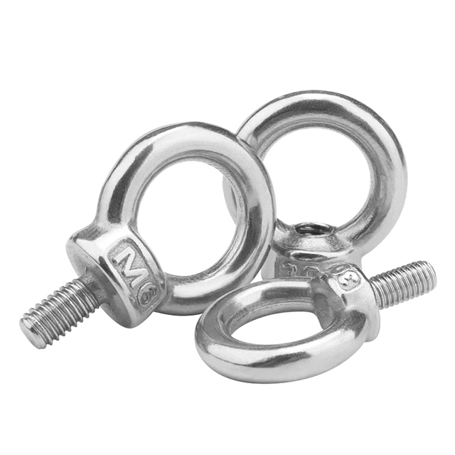 Customized M3.5 M4.8 M6 M8 M10 M12 Metric Inch Stainless Steel Carbon Steel Ring Nut Screw Eye Nuts Screws for Heavy Industry