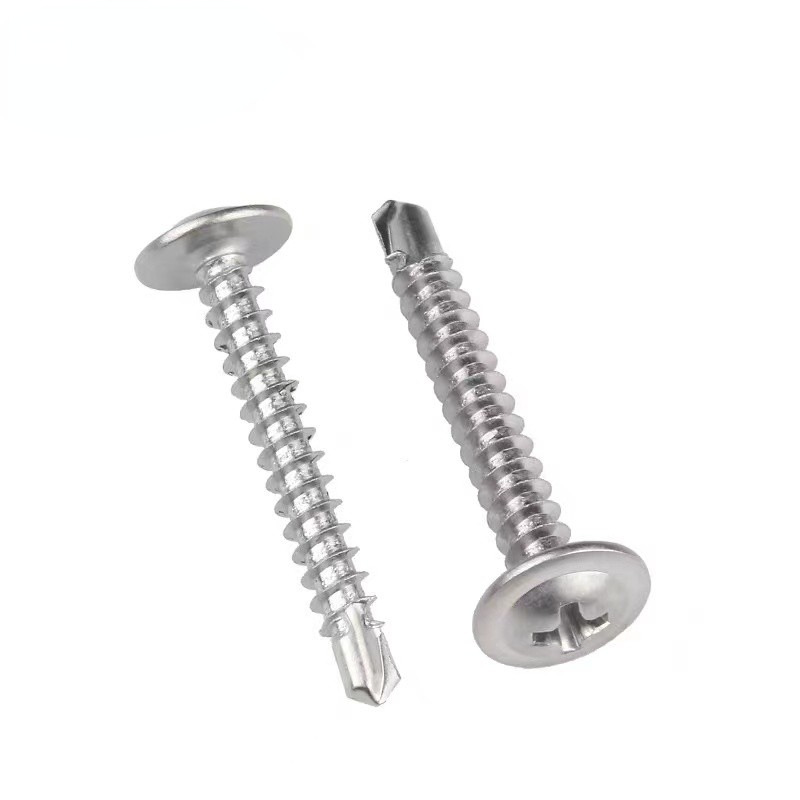 Stainless Steel 304 Furniture Cross Recess Phillips Pan Head Self Drilling Screws for Building And Metal Sheet