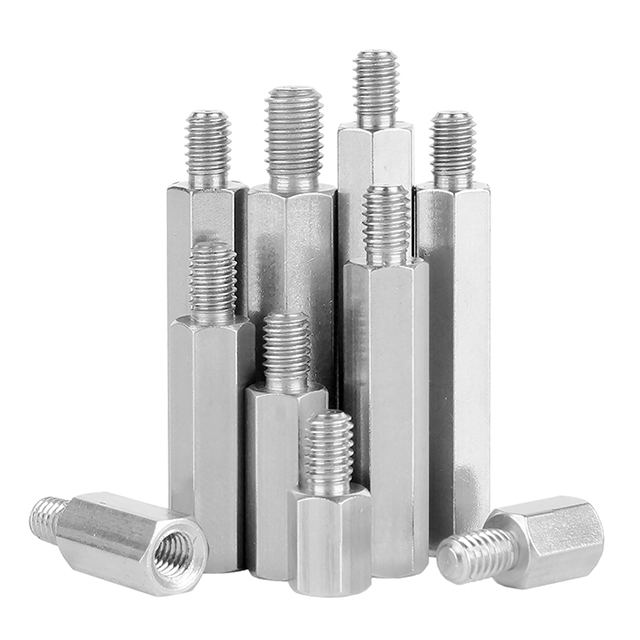 Factory Single-head Hex Stud Brass Zinc Plated Stainless Steel Aluminum Galvanized Male Female Thread Spacer Pcb Standoffs