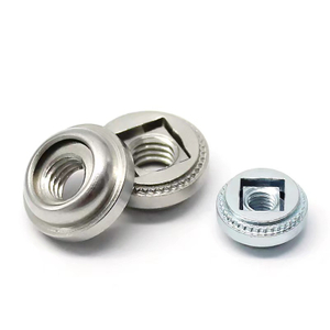 LAS LAC LA4 ALA AC AS A4 Stainless Steel Locking Or Non Locking Thread Floating Self Clinching Floating Nuts For Sheet Metal