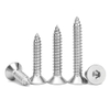 Zinc Plated Stainless Steel Carbon Steel Self Tapping Tornillo Truss Hex Head Wood Screw Self Drilling Chipboard Screw